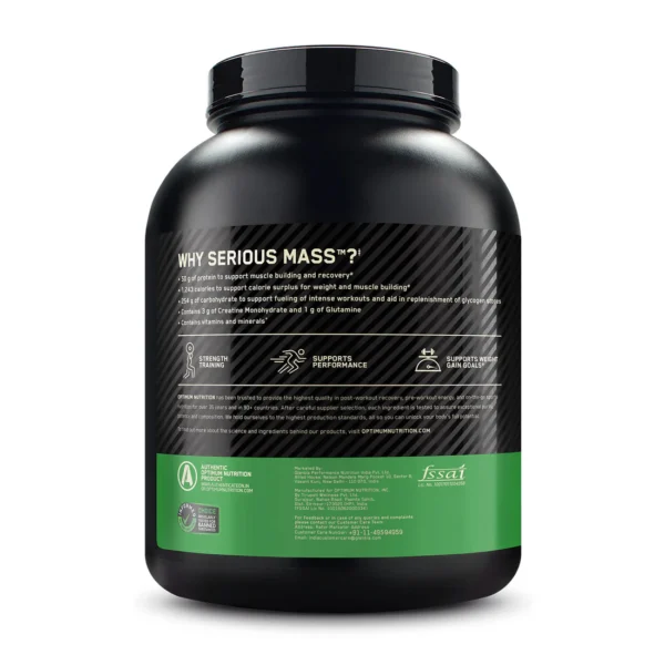 ON Serious Mass Weight Gainer - Vanilla flavour - 3KG