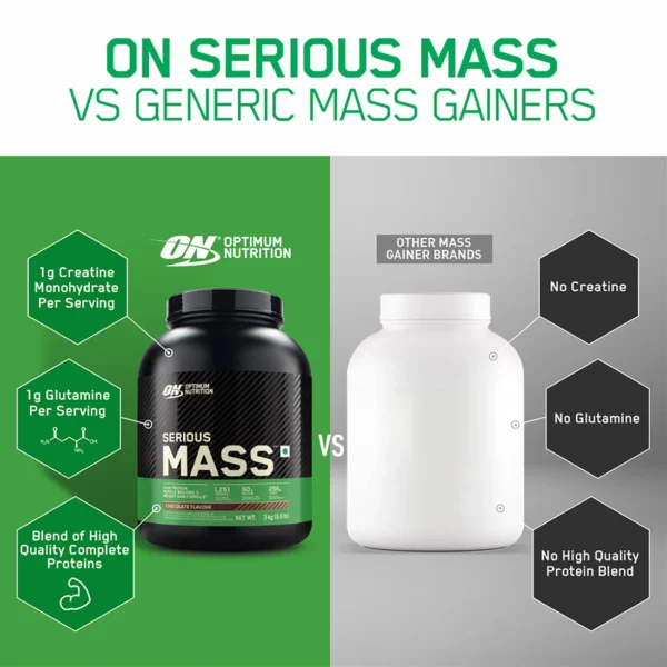 ON Serious Mass Weight Gainer - Vanilla flavour - 5KG