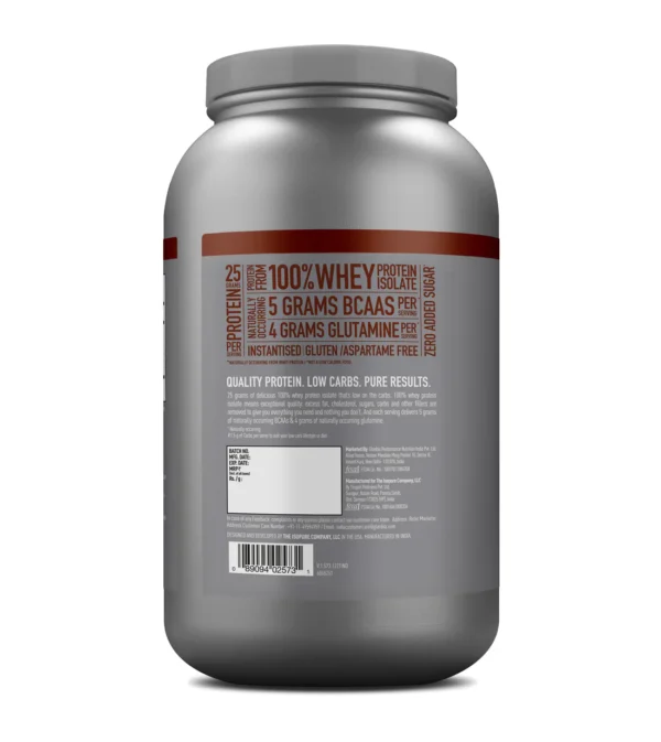 Isopure Low Carb Whey Protein Isolate Powder | Dutch Chocolate | 1 Kg