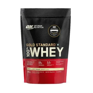 ON Gold Standard 100% Whey Protein Powder | Vanilla Ice Cream | 1 lbs