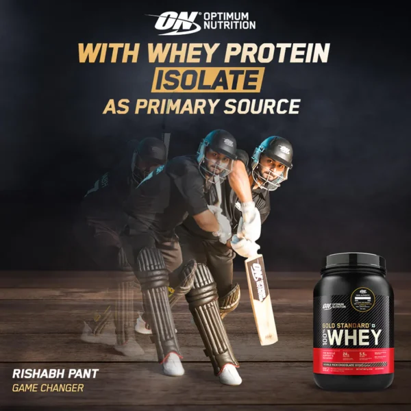Limited Edition Optimum Nutrition (ON) Gold Standard 100% Whey Protein Powder 2 lb, 907g (Alphonso Mango)