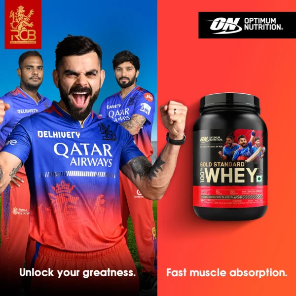 ON Gold Standard 100% Whey Protein Powder | Vanilla Ice Cream | 2 lbs