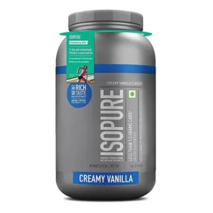 Isopure Whey Protein Isolate Powder with Vitamins for Immune Support |Creamy Vanilla | 1 Kg