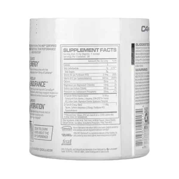 Cellucor C4 Sports Pre-Workout 30 Servings (Watermelon) Weight Gainers/Mass Gainers (Watermelon) - 201 g