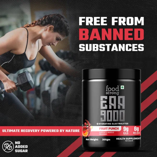 EAA 9000 with Hydrating Electrolytes, Fruit Punch Flavour