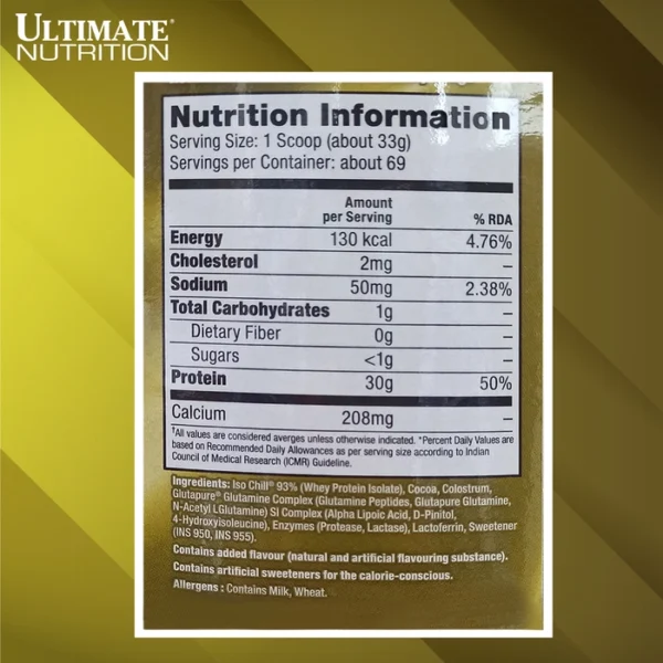 Ultimate Nutrition ISO Sensation 93, Chocolate Fudge,5 lbs, 2.27 kg