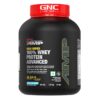 GNC AMP Gold Series Whey Protein Advanced | 2 lbs | Lean Muscle Gains | Intense Workout | Informed Choice Certified | 24g Protein | 5.5g BCAA | 4g Glutamine | Vanilla Ice Cream| Formulated In USA
