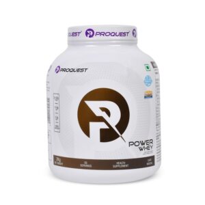 ProQuest Whey Protein (Café Mocha, 2 KG / 4.4 lb / 55 Servings) | 24g Protein Per Scoop | 5.3g BCAA & 11.9g EAA |Lab Tested, Added Probiotics & Digezyme® for Fast & Easy Digestion