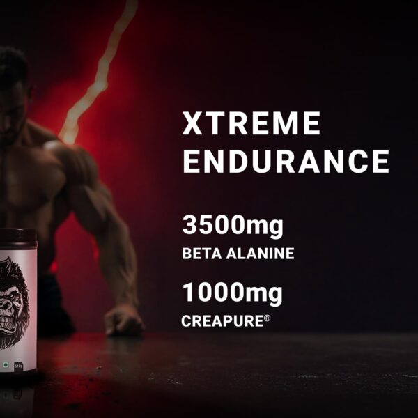 MuscleBlaze Pre Workout WrathX with Creapure, Nitroblaze & BioPerine (Sour Green, 510g, 30 Servings)