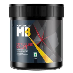 MuscleBlaze Citrulline Malate, 100 g (0.22 lb), Unflavored