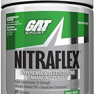 GAT SPORT Nitraflex (Green Apple) - Powder