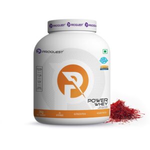 ProQuest Whey Protein (Kesar Pista, 2 KG / 4.4 lb / 55 Servings) | 24g Protein Per Scoop | 5.3g BCAA & 11.9g EAA |Lab Tested, Added Probiotics & Digezyme® for Fast & Easy Digestion