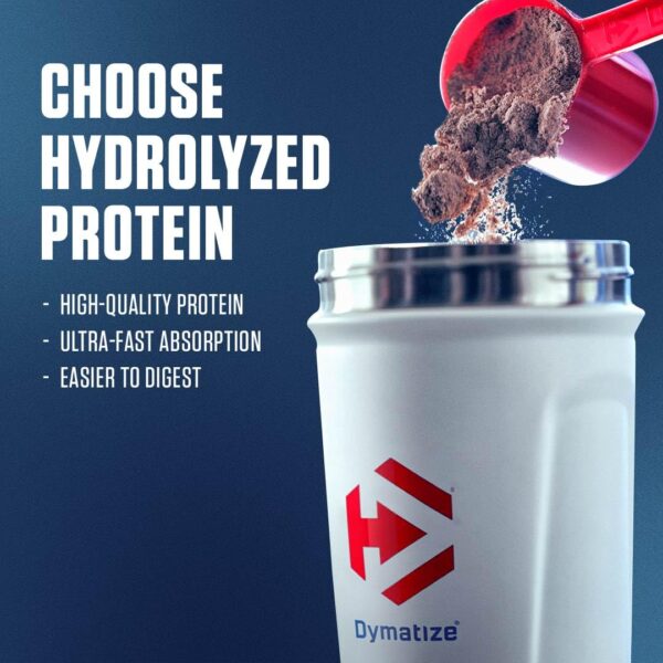 Dymatize Nutrition ISO100 Hydrolyzed Whey Protein Isolate | Fast-Digesting | Muscle Recovery Formula with Amino Acids | Low Sugar & Fat | Cookies & Cream | 5 Lbs