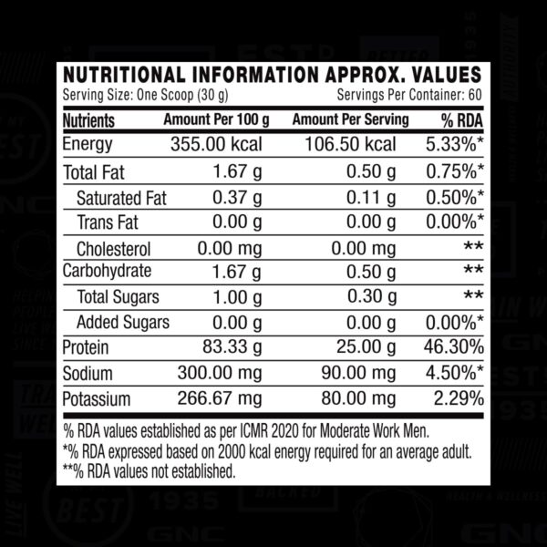 GNC AMP Pure Isolate Low Carb | Boosts Athletic Performance | Builds Lean Muscles | Speeds Up Recovery | Increases Strength | USA Formulated | 25g Protein | 6g BCAA | Cookies & Cream | 4 lbs