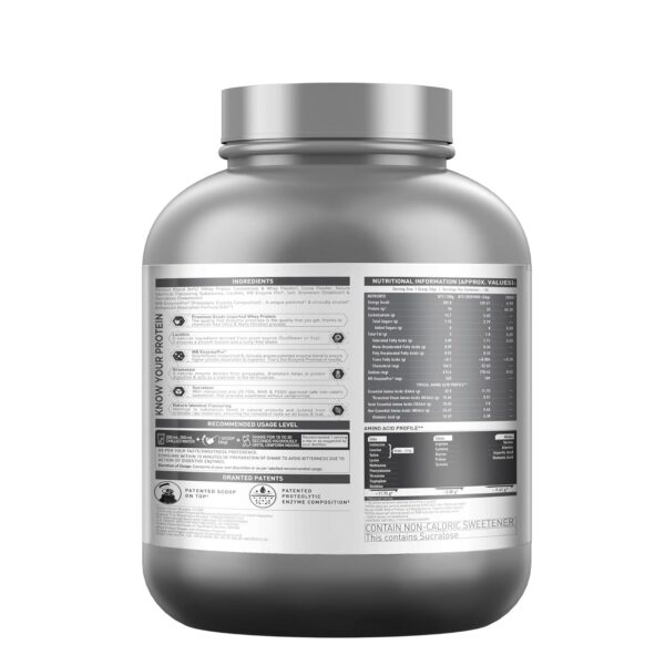 MuscleBlaze Biozyme Performance Whey Protein Powder, Rich Chocolate (2kg / 4.4lbs) | 25g Protein Per Scoop | Clinically Tested 50% Higher Protein Absorption