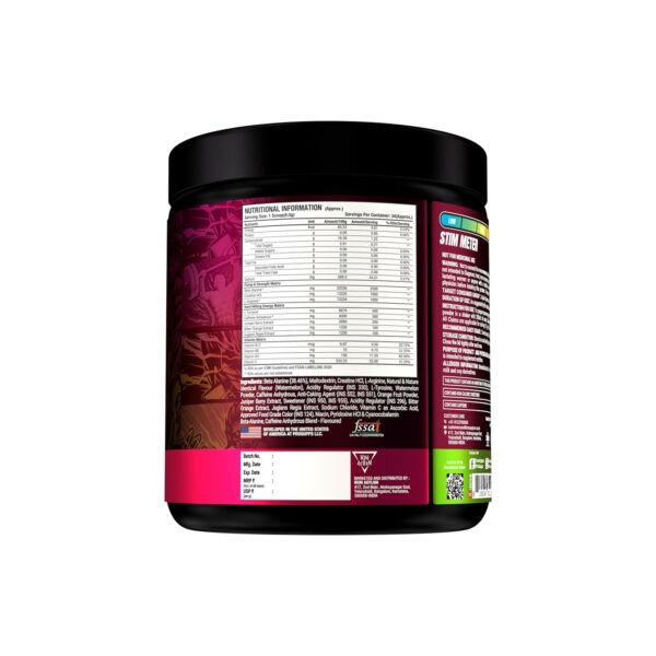 PS PROSUPPS Hyde Xtreme - Hard Hitting Energy Pre Workout Supplement|Caffeine,Beta-Alanine,L-Arginine|For Muscle Pump,Vascularity,Strength And Focus|30 Servings (Watermelon,Powder,1 Count)
