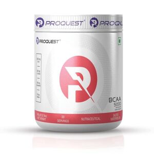 Proquest Nutrition BCAA 5000, 5g BCAAs in 2:1:1 Optimal Ratio (240g, 30 Servings) Salted Watermelon Flavor | Powerful Intra Workout Supplement for Men & Women for Muscle Recovery, Hydration & Endurance