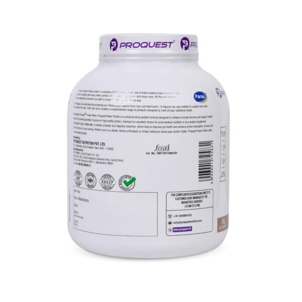 Proquest Power Whey Protein, 2 kg (4.4 lb), Milk Chocolate