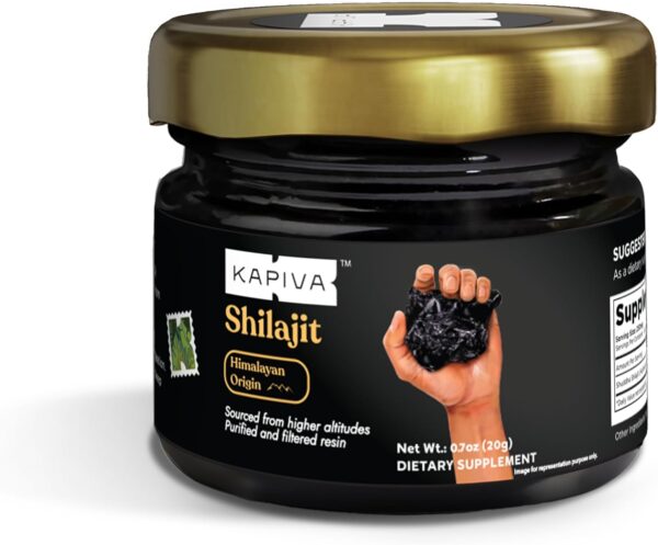 100% Pure Himalayan Shilajit Resin, High Potency for Men & Women | 80 Servings of 250mg | 80+ Trace Minerals, Upto 70% Fulvic Acid | Authentic, Lab Tested | Natural Energy & Immune Support