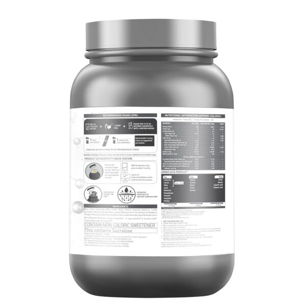 MuscleBlaze Biozyme Performance Whey Protein Powder, Magical Mango (1kg / 2.2lbs) | 25g Protein Per Scoop | Clinically Tested 50% Higher Protein Absorption