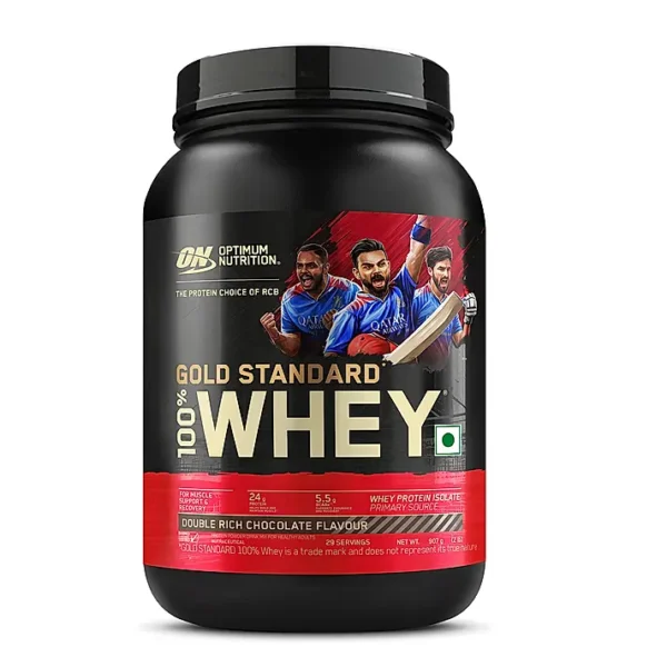 ON Gold Standard 100% Whey Protein | 907 g (2 lbs) | Double Rich Chocolate