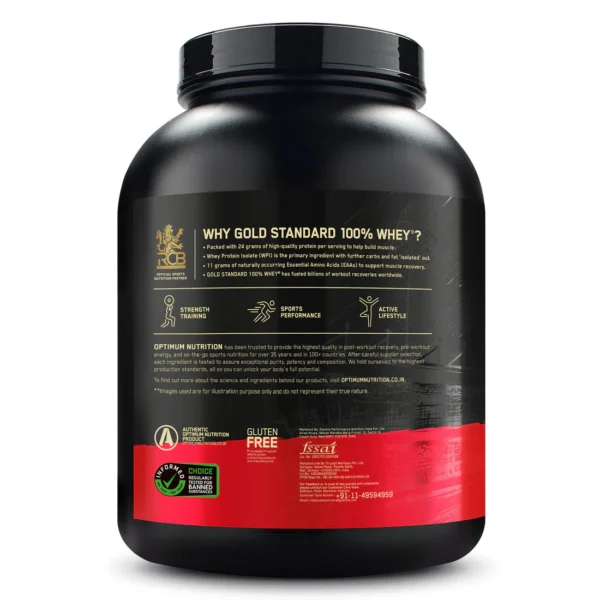 ON Gold Standard 100% Whey Protein Powder | Double Rich Chocolate | 5 lbs