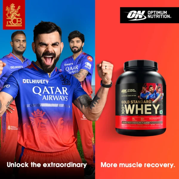 ON Gold Standard 100% Whey Protein Powder | Double Rich Chocolate | 5 lbs