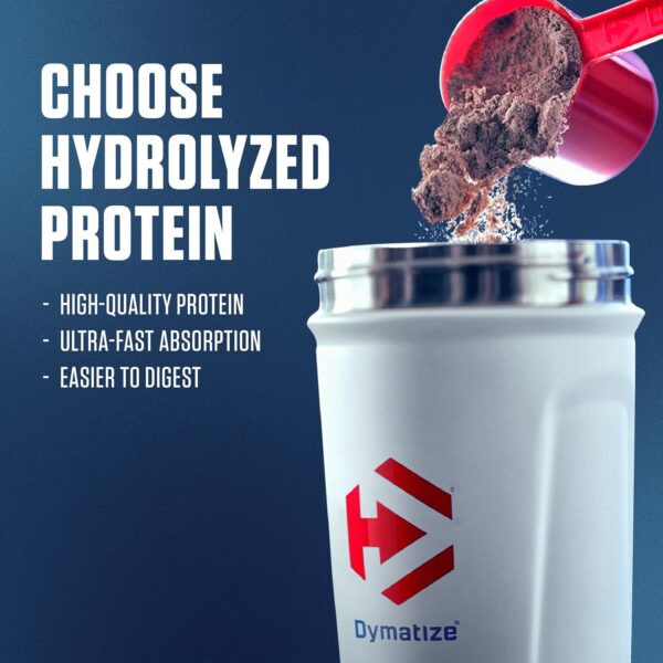 Dymatize Nutrition ISO100 Hydrolyzed Whey Protein Isolate | Fast-Digesting | Muscle Recovery Formula with Amino Acids | Low Sugar & Fat | Cocoa Pebble | 5 Lbs