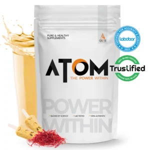 ATOM Whey Protein | USA Labdoor Certified For Accuracy & Purity | Kesar Kulfi | 1Kg