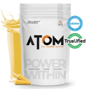 ATOM Whey Protein | USA Labdoor Certified For Accuracy & Purity | Mawa Malai | 1Kg