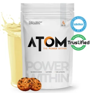 ATOM Whey Protein | USA Labdoor Certified For Accuracy & Purity | Cookies & Cream | 1Kg