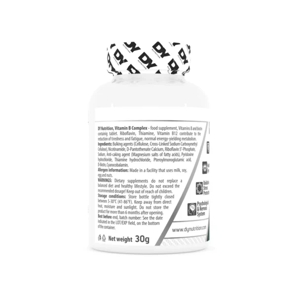 DY NUTRITION VITAMIN B COMPLEX - 100 TABLETS