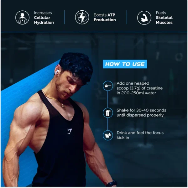 Wellcore - Pure Micronised Creatine Monohydrate (307g, 83Servings) Tropical Tango Lab Tested | Supports Athletic Performance and Power