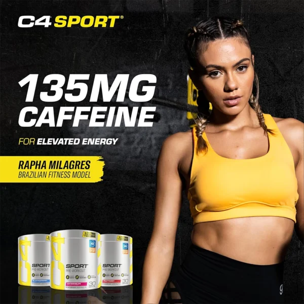 Cellucor C4 Sports Pre-Workout 30 Servings (Blue Raspberry) Weight Gainers/Mass Gainers (Blue Raspberry) - 201 g