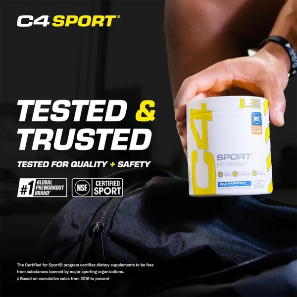 Cellucor C4 Sports Pre-Workout 30 Servings (Blue Raspberry) Weight Gainers/Mass Gainers (Blue Raspberry) - 201 g