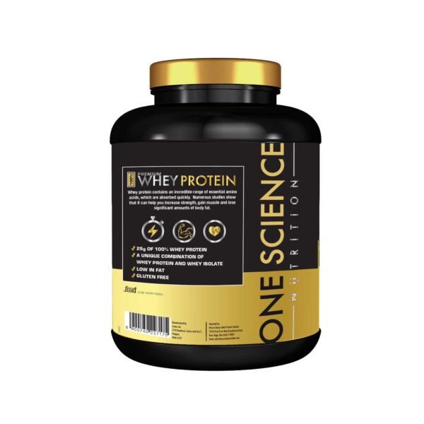One Science Nutrition Premium Whey Protein [Grass Fed Whey] - 2.26 Kg (5 Lb), Chocolate Charge