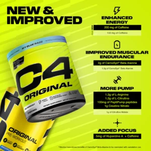 C4 Original Pre Workout Powder Rainbow Blast (30 servings)