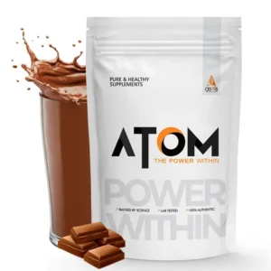 ATOM Whey Protein | USA Labdoor Certified For Accuracy & Purity | Double Rich Chocolate | 2kg