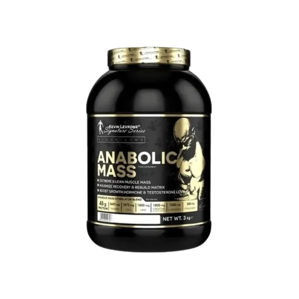 Kevin Levrone Anabolic Mass Gainer - 3kg | Chocolate Flavour | High Protein for Weight Gain and Muscle Building