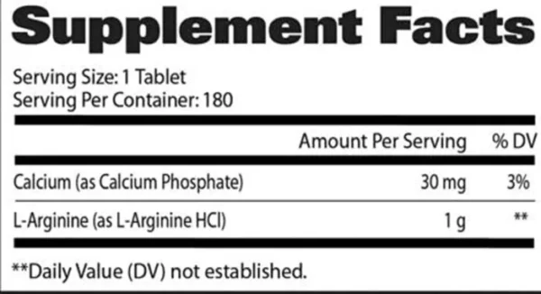 GAT Sport | L-Arginine Tablets | 180 Count