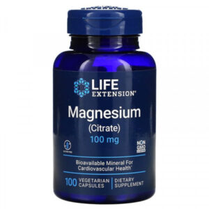 Life Extension Magnesium (Citrate) 100mg Vegetarian Capsule