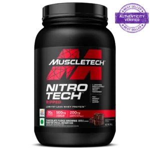 MuscleTech™ Nitro-Tech™ Ripped Whey Protein, Chocolate Fudge Brownie, 907g