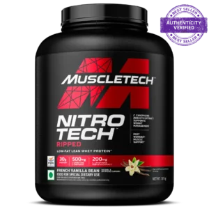 MuscleTech™ Nitro-Tech™ Ripped Whey Protein, French Vanilla Bean, 1.81kg