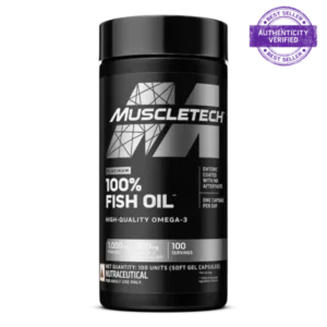 Muscletech™ Platinum 100% Omega Fish Oil, 100 Soft Gel capsules