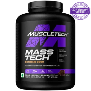 Muscletech™ Mass-Tech™ Extreme 2000, Triple Chocolate Brownie, 3kg