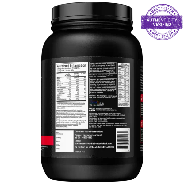 Muscletech™ Nitro-Tech™ Whey Protein, Milk Chocolate, 907g