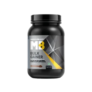 MuscleBlaze Bulk Gainer - 1 kg | Chocolate | High-Calorie Mass Gainer | Improves Muscle Growth