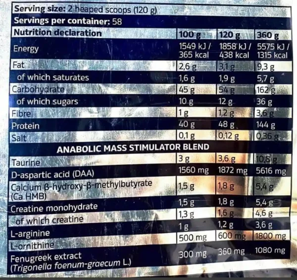 Kevin Levrone Signature Series Anabolic Muscle Mass Gainer (Chocolate) - 7kg, High-Calorie Formula for Muscle Mass & Recovery