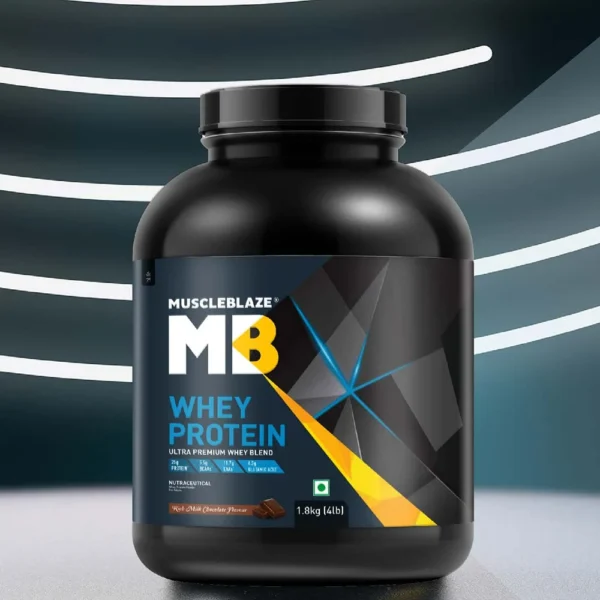 MuscleBlaze 100% Whey Protein Ultra Premium Whey Blend, 2 kg (4.4 lb), 57 Servings, (Rich Milk Chocolate)