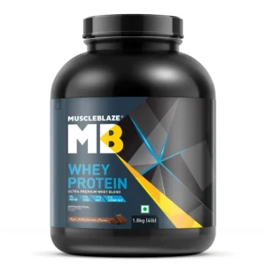 MuscleBlaze 100% Whey Protein Ultra Premium Whey Blend, 2 kg (4.4 lb), 57 Servings, (Rich Milk Chocolate)